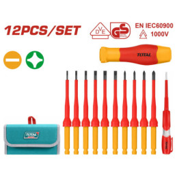 TOTAL ΣΕΤ ΚΑΤΣΑΒΙΔΙΑ ΕΝΑΛΛΑΓΗΣ 1000V VDE 12ΤΕΜ (THKISD1201)