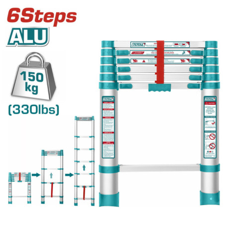 TOTAL ΣΚΑΛΑ ΑΛΟΥΜ. ΠΤΥΣΣΟΜΕΝΗ 6 ΣΚΑΛΟΠΑΤΙΑ (THLAD08061)