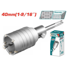 TOTAL ΔΙΑΜΑΝΤΟΚΟΡΩΝΑ ΜΠΕΤΟΥ SDS - PLUS 40mm (TAC430401)