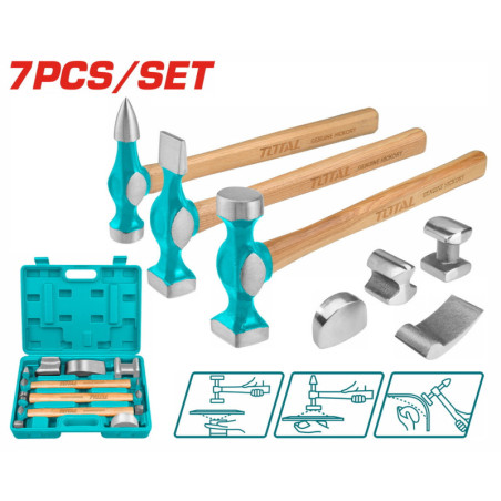 TOTAL ΣΕΤ ΣΦΥΡΙΩΝ & ΚΟΝΤΡΕΣ ΦΑΝΟΠΟΙΙΑΣ 7ΤΕΜ (TBAFO712)