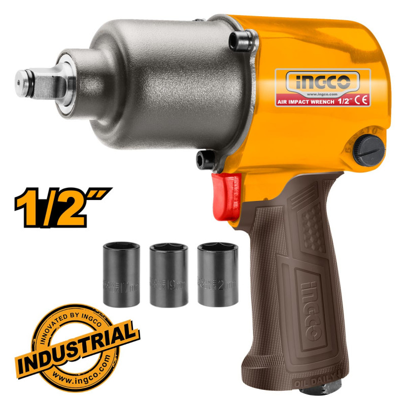 INGCO Αερόκλειδο 1/2" 610 Nm (AIW12562)