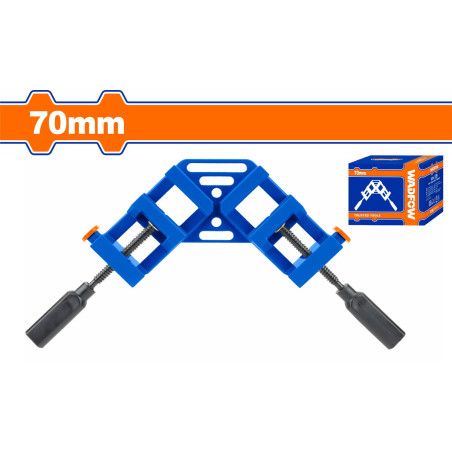 WADFOW ΣΦΙΓΚΤΗΡΑΣ ΔΙΠΛΟΣ ΓΩΝΙΑΚΟΣ 70mm (WACC2528)